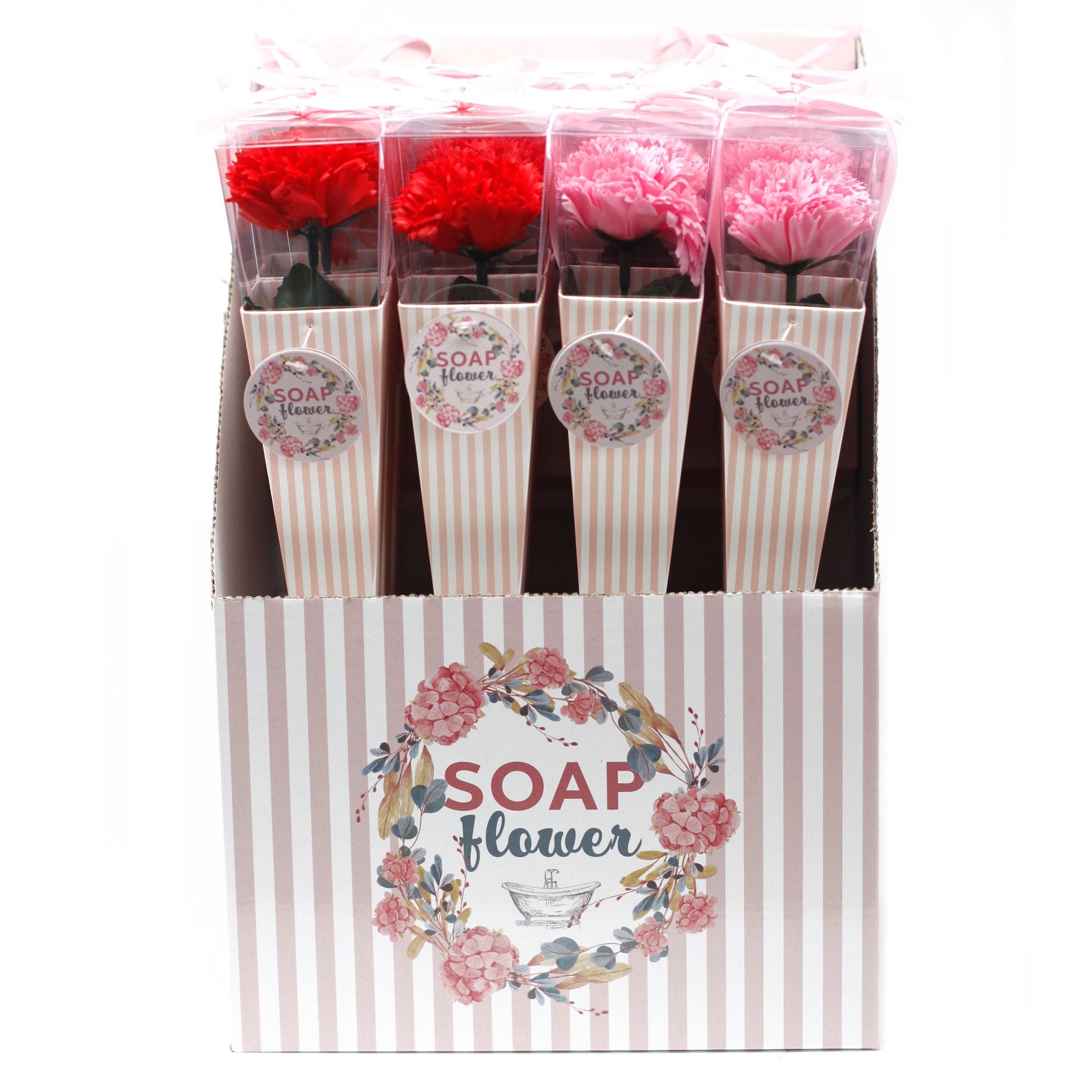 Flor de Jabón - Clavel mediano (col. surtidos)